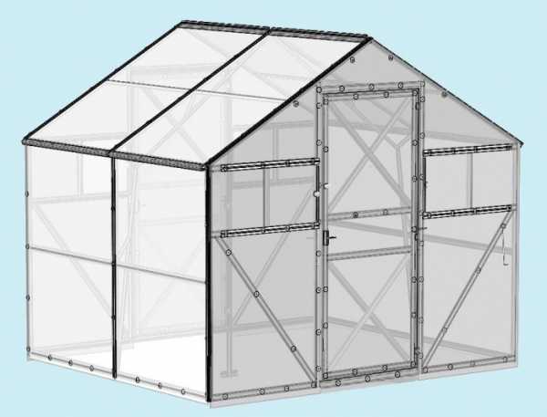 Теплица из поликарбоната квадратная – размеры, преимущества и недостатки, схемы и чертежи, технические характеристики, особенности проведения расчетов, монтажа