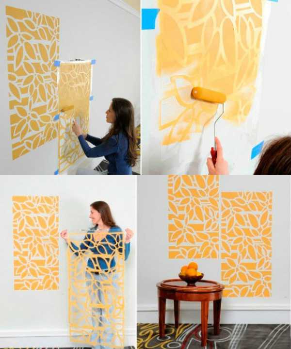 Трафареты для росписи стен своими руками – Трафареты для стен под покраску: распечатать и нарисовать