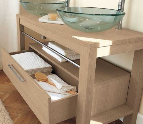 Тумбочки с раковиной для ванной комнаты – тумбочка или шкаф под .