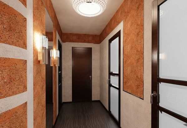 В коридор темные обои – как правильно выбрать цвет и фактуру, какие изделия, зрительно увеличивающие пространство, подойдут для для узкого коридора в небольшой квартире