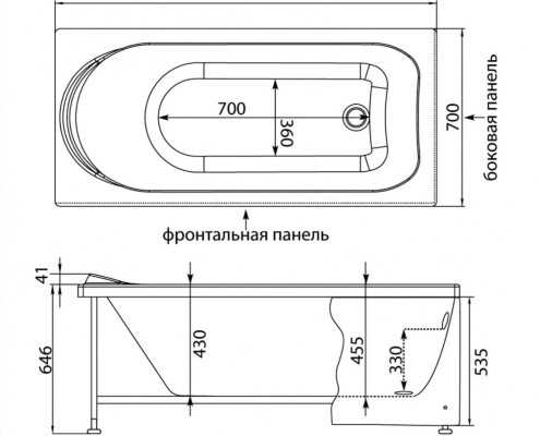 Ванны акриловые больших размеров – Большие акриловые ванны купить в интернет-магазине Сантехника-онлайн.Ру дешево, по низкой цене в наличии или