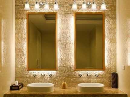 Ванны подсветка – советы и рекомендации. Как сделать подсветку в ванной комнате. Специфика установки освещения в ванной.Информационный строительный сайт |