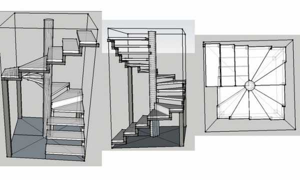 Винтовая лестница из дерева своими руками чертежи – чертежи с размерами, инструкция по изготовлению, сборке и монтажу, установка дополнительных элементов + фото и видео