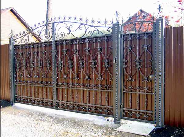 Ворота для дома своими руками – изготовление универсальной конструкции, как сделать из профильной трубы, самодельные рулонные ворота из ПВХ
