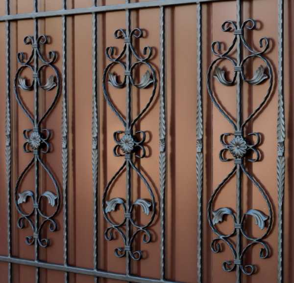 Ворота из штакетника металлического фото – фото, металлоштакетник своими руками со встроенной калиткой