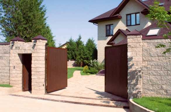 Ворота ширина – Ворота для участка и дома: ширина, расположение, варианты, схемы