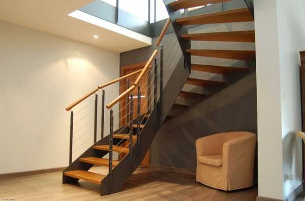 Выдвижные лестницы на второй этаж – железные и бетонные, модульные и складные, компактные и сборные, прямые бетонные одномаршевые, а также особенности их монтажа