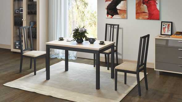 Высота табурета стандартная – ГОСТ 13025.2-85 Мебель бытовая. Функциональные размеры мебели для сидения и лежания (с Изменениями N 1, 2), ГОСТ от 27 июня 1985 года №13025.2-85