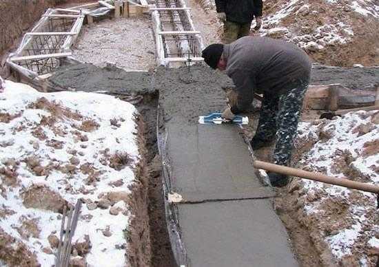 Заливка бетоном ленточный фундамент – Заливка ленточного фундамента своими руками